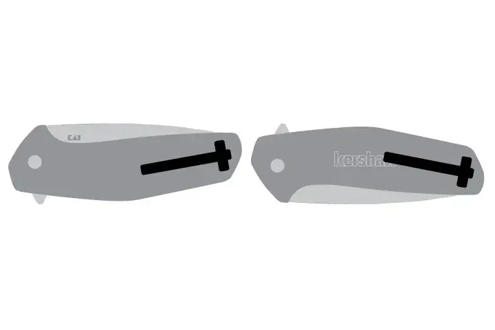 Reversible position Pocketclip