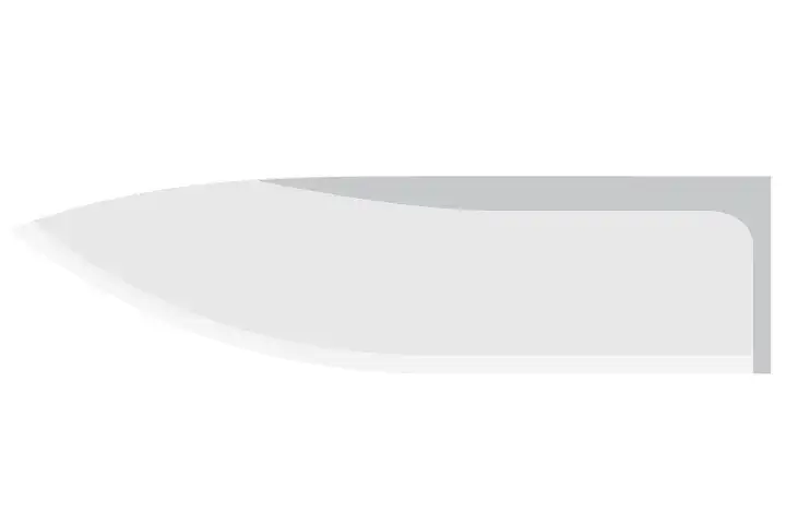 Drop Point. Described under the heading Drop Point.