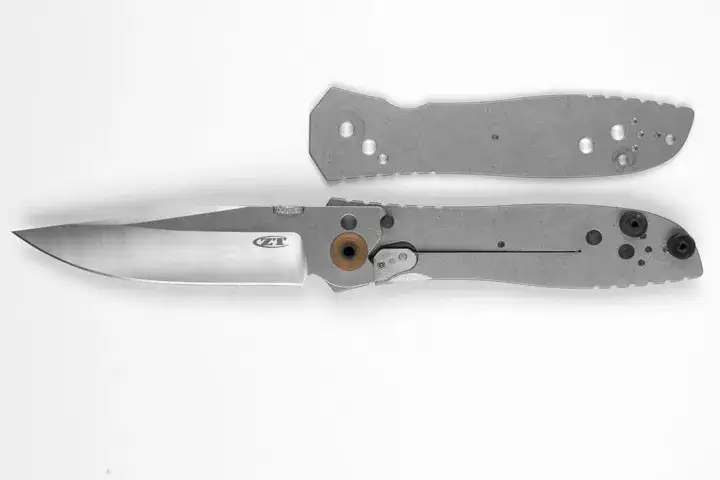 Manual ZT 0640 knife with Washers disassembled